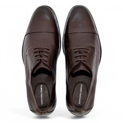 Sapato Social Derby De Amarrar Café