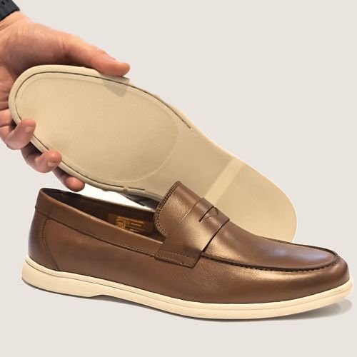Sapato Casual Penny Loafer Havana