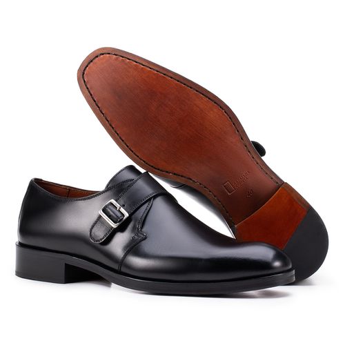 Sapato Social Monk Preto 
