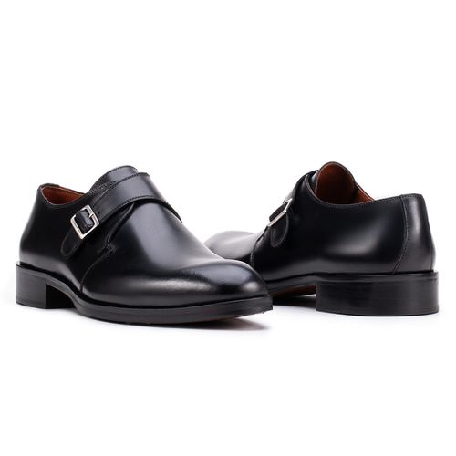 Sapato Social Monk Preto 