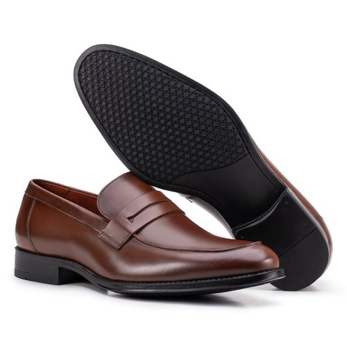 Sapato Social Penny Loafer Damasco