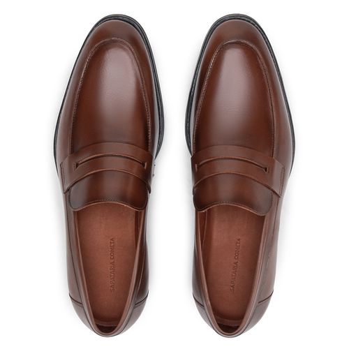Sapato Social Penny Loafer Damasco