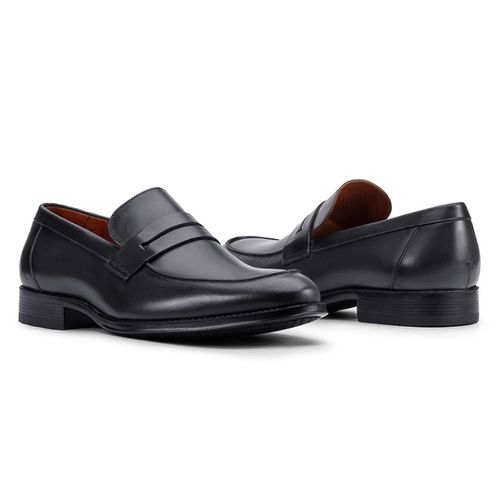 Sapato Social Penny Loafer Preto