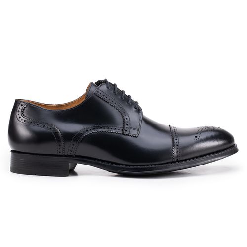 Sapato Social Derby Full Brogue Preto 