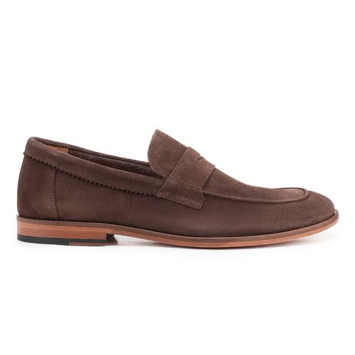 Sapato Casual Penny Loafer Café 