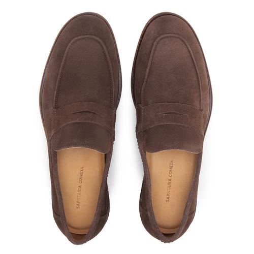Sapato Casual Penny Loafer Café 