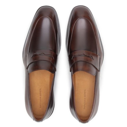 Sapato Social Penny Loafer Chocolate