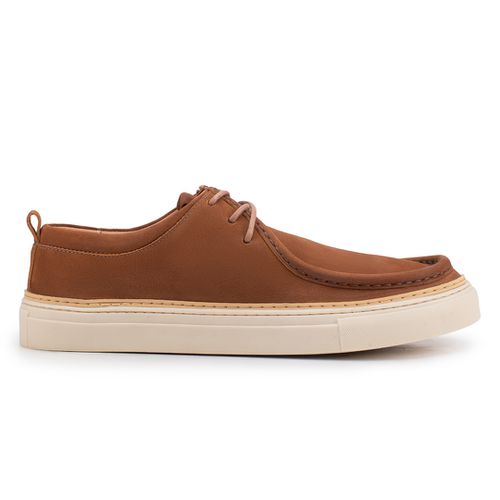 Casual Derby Wallabee Conhaque 