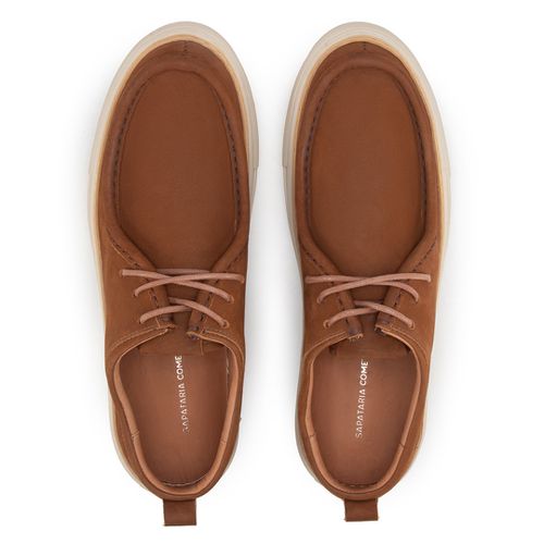 Casual Derby Wallabee Conhaque 