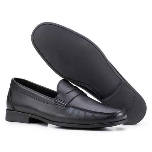 Sapato Mocassim Penny Loafer Preto 