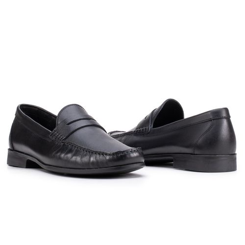 Sapato Mocassim Penny Loafer Preto 