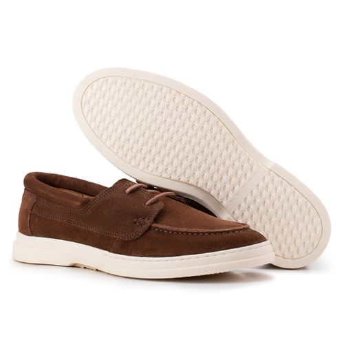 Sapato Casual Derby 2 furos Tabaco 