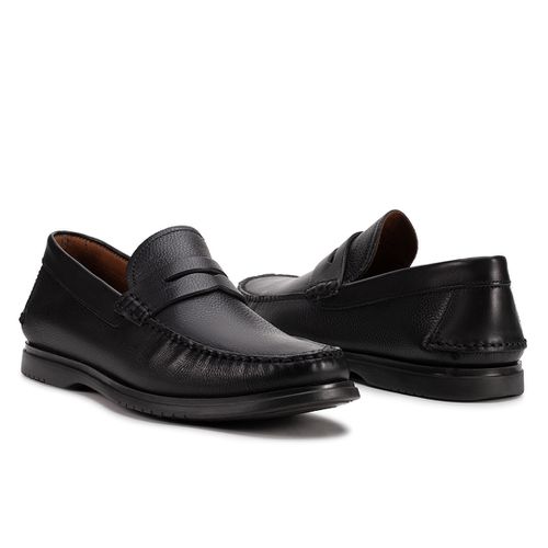 Sapato Mocassim Penny Loafer Preto 