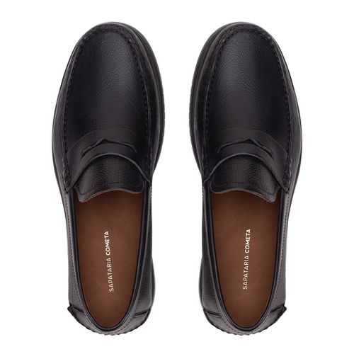 Sapato Mocassim Penny Loafer Preto 
