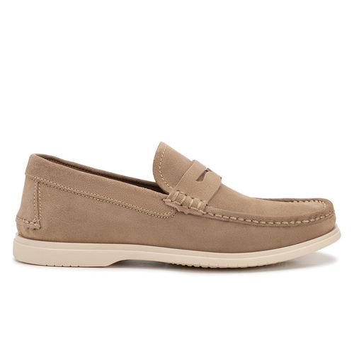Sapato Mocassim Penny Loafer Areia
