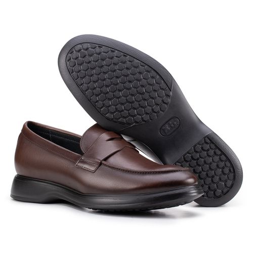 Sapato Casual Penny Loafer Café