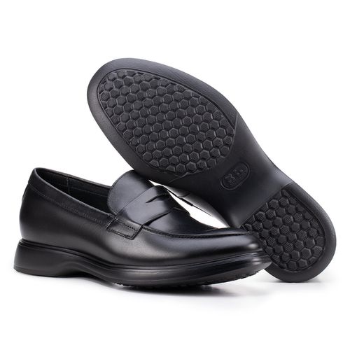 Sapato Casual Penny Loafer Preto