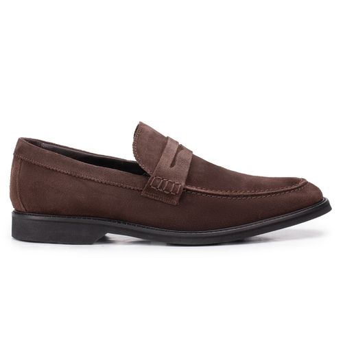 Sapato Social Penny Loafer Café