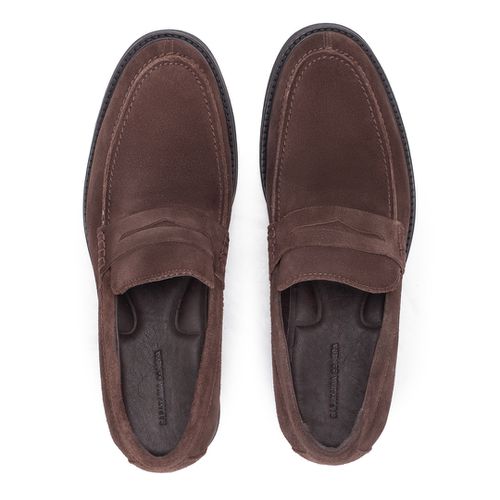 Sapato Social Penny Loafer Café