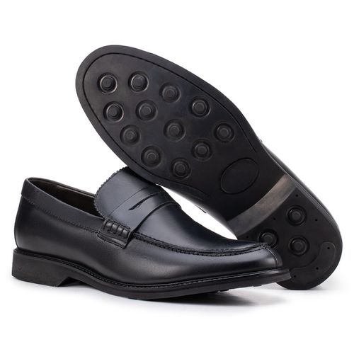 Sapato Social Penny Loafer Preto