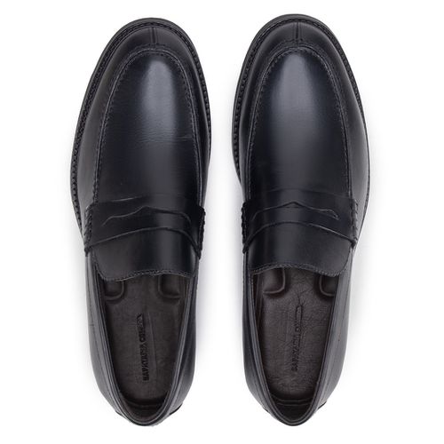 Sapato Social Penny Loafer Preto