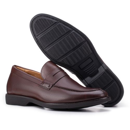 Sapato Casual Penny Loafer Café