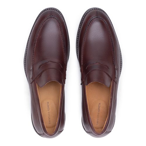 Sapato Casual Penny Loafer Café