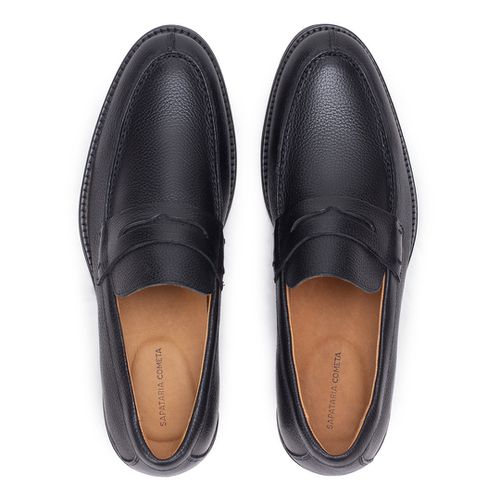 Sapato Casual Penny Loafer Preto