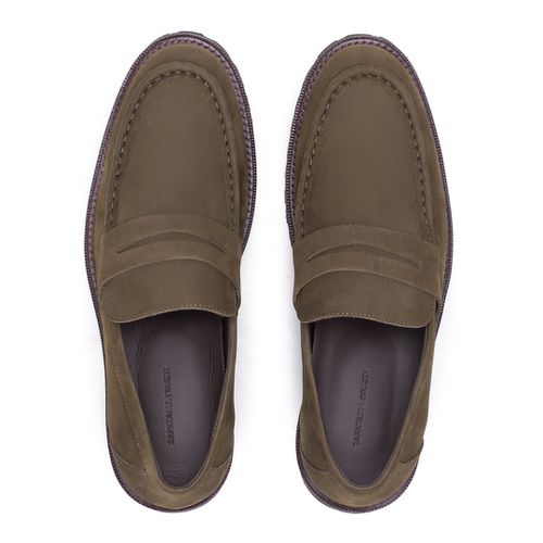 Sapato Casual Penny Loafer Tratorado Alecrim