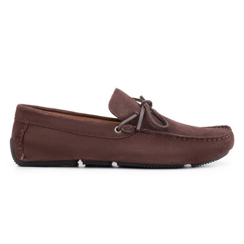 Sapato Casual Drive Com Laço Café
