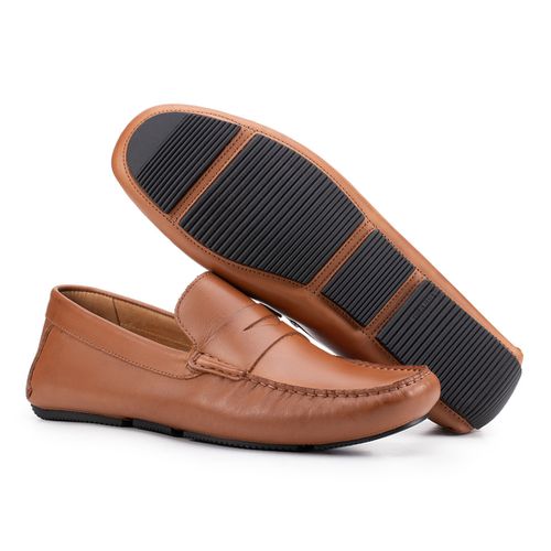 Sapato Casual Drive Penny Loafer Whisky