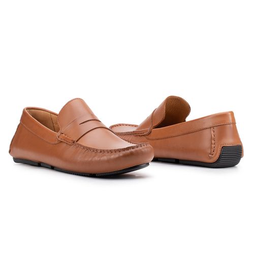 Sapato Casual Drive Penny Loafer Whisky