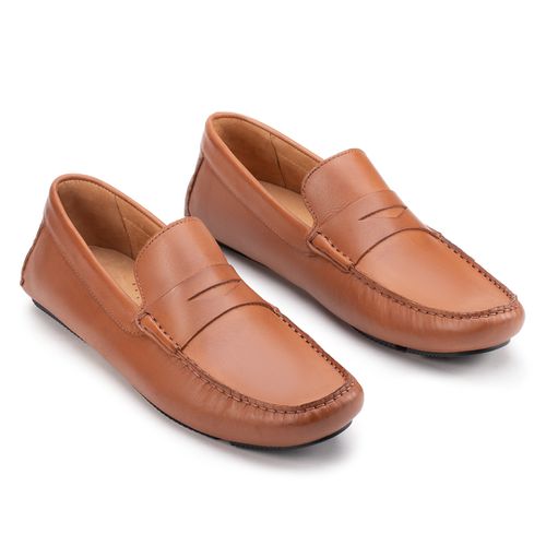 Sapato Casual Drive Penny Loafer Whisky