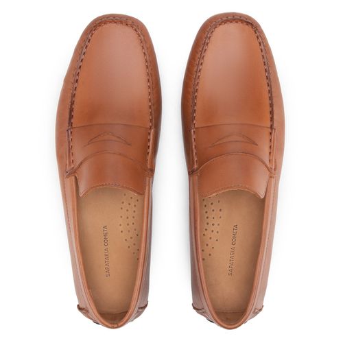 Sapato Casual Drive Penny Loafer Whisky