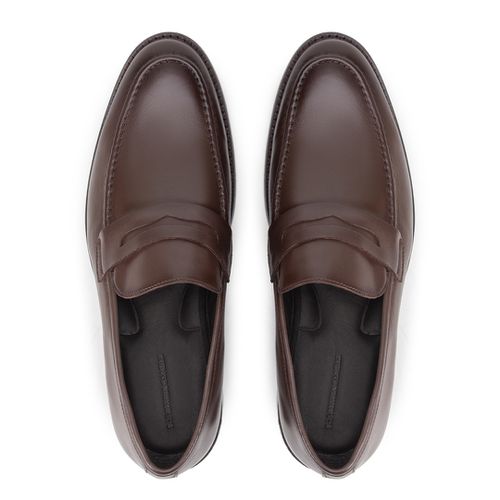Sapato Social Penny Loafer Café