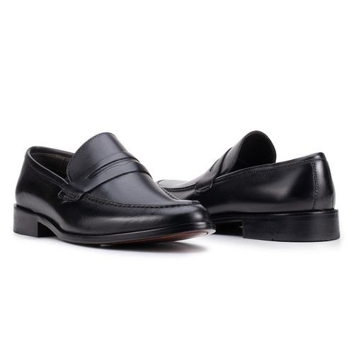 Sapato Social Penny Loafer Preto