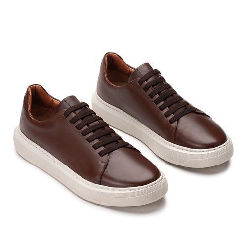 Cometa Casual Sneaker De Amarrar Com Elástico Mogno