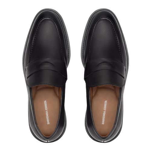 Sapato Social Penny Loafer Preto