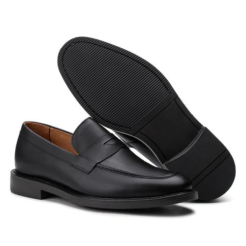 Sapato Social Penny Loafer Preto