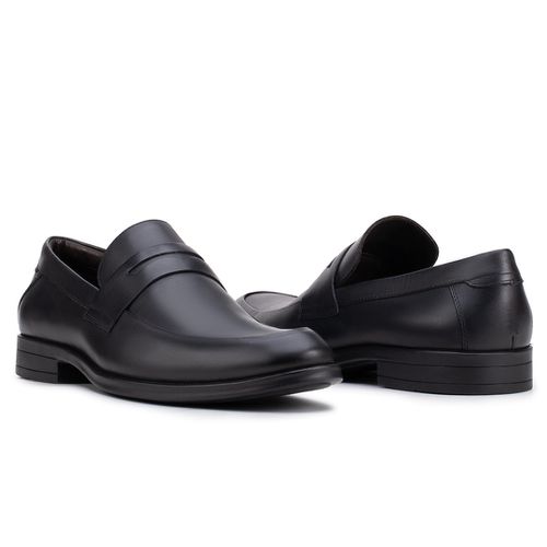 Sapato Social Penny Loafer Preto