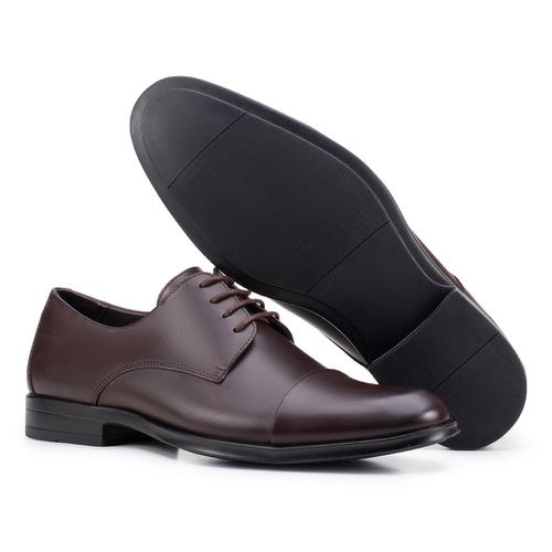 Sapato Social Derby De Amarrar Café
