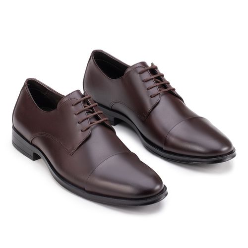 Sapato Social Derby De Amarrar Café