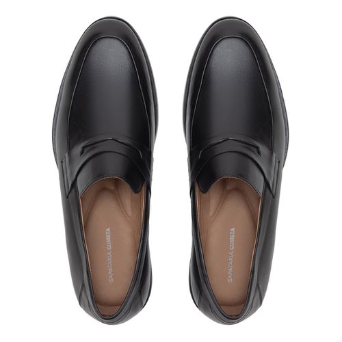 Sapato Social Penny Loafer Preto