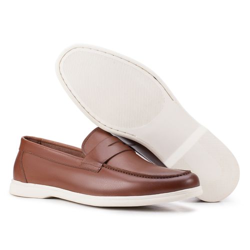 Sapato Casual Penny Loafer Havana