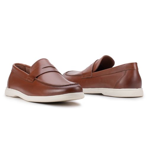 Sapato Casual Penny Loafer Havana