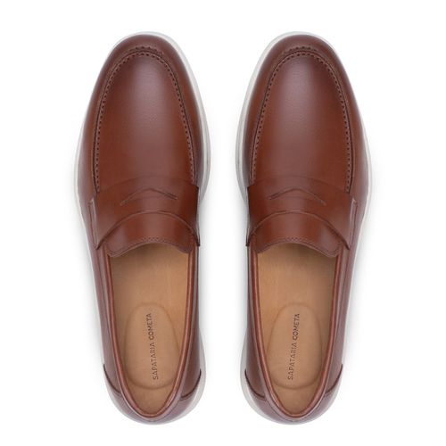 Sapato Casual Penny Loafer Havana