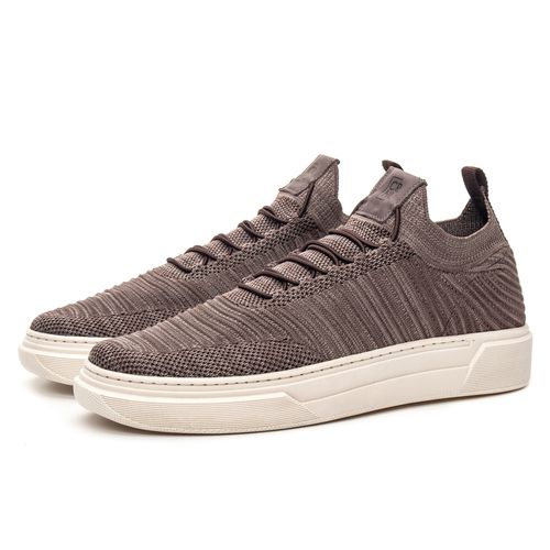 Tênis Knit Lean Concreto Mescla - Coronello