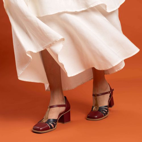 Sapato Boneca - TANGO - Chilli, Azul Marinho E Bronze - 400.60 