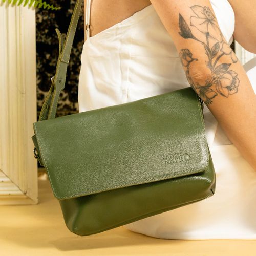 Bolsa RetrÔ - MOÓCA - Verde Musgo