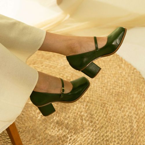 Sapato Boneca ADMIRAR - Verde Musgo - 400.54